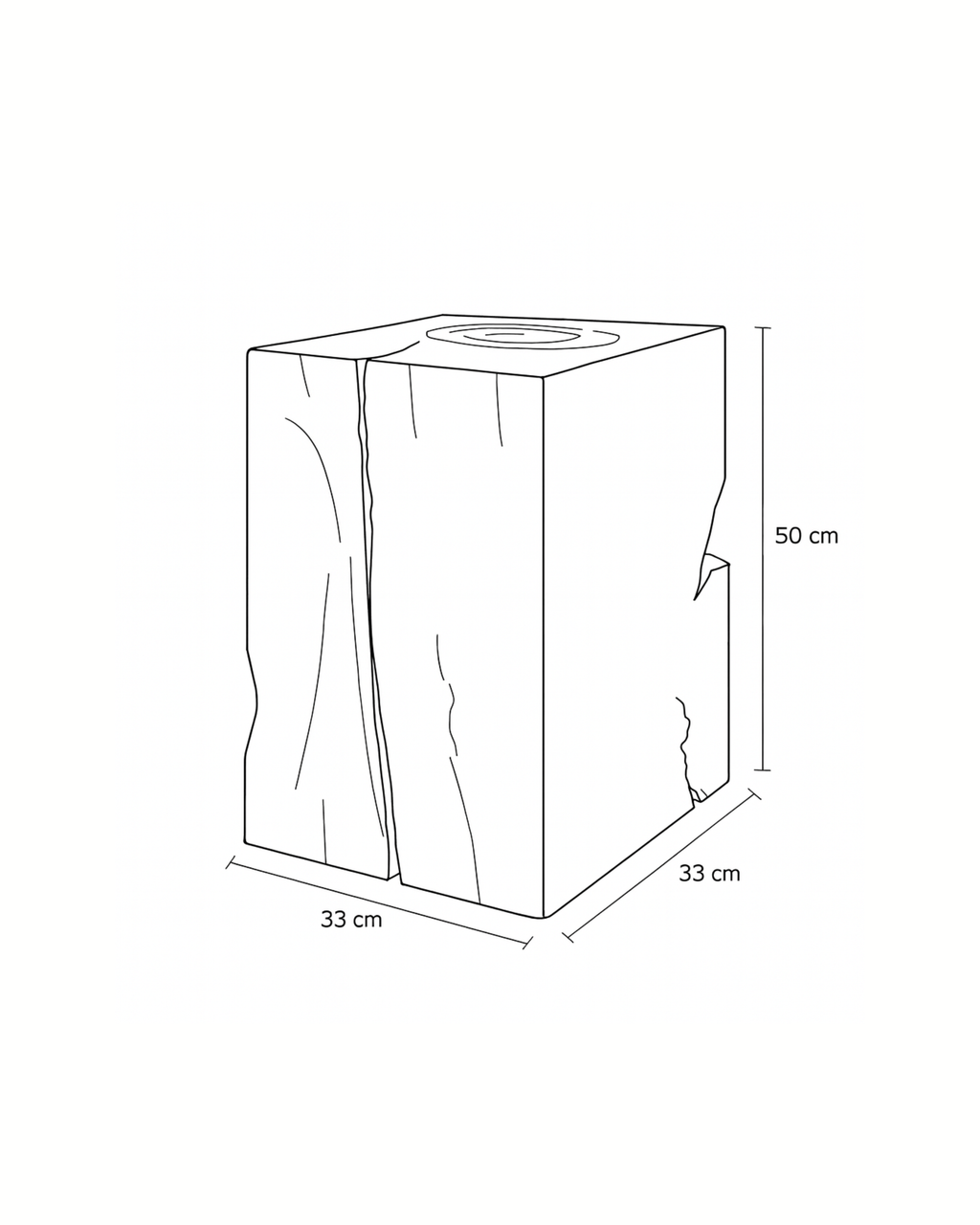 MESA LATERAL KASANOBLE